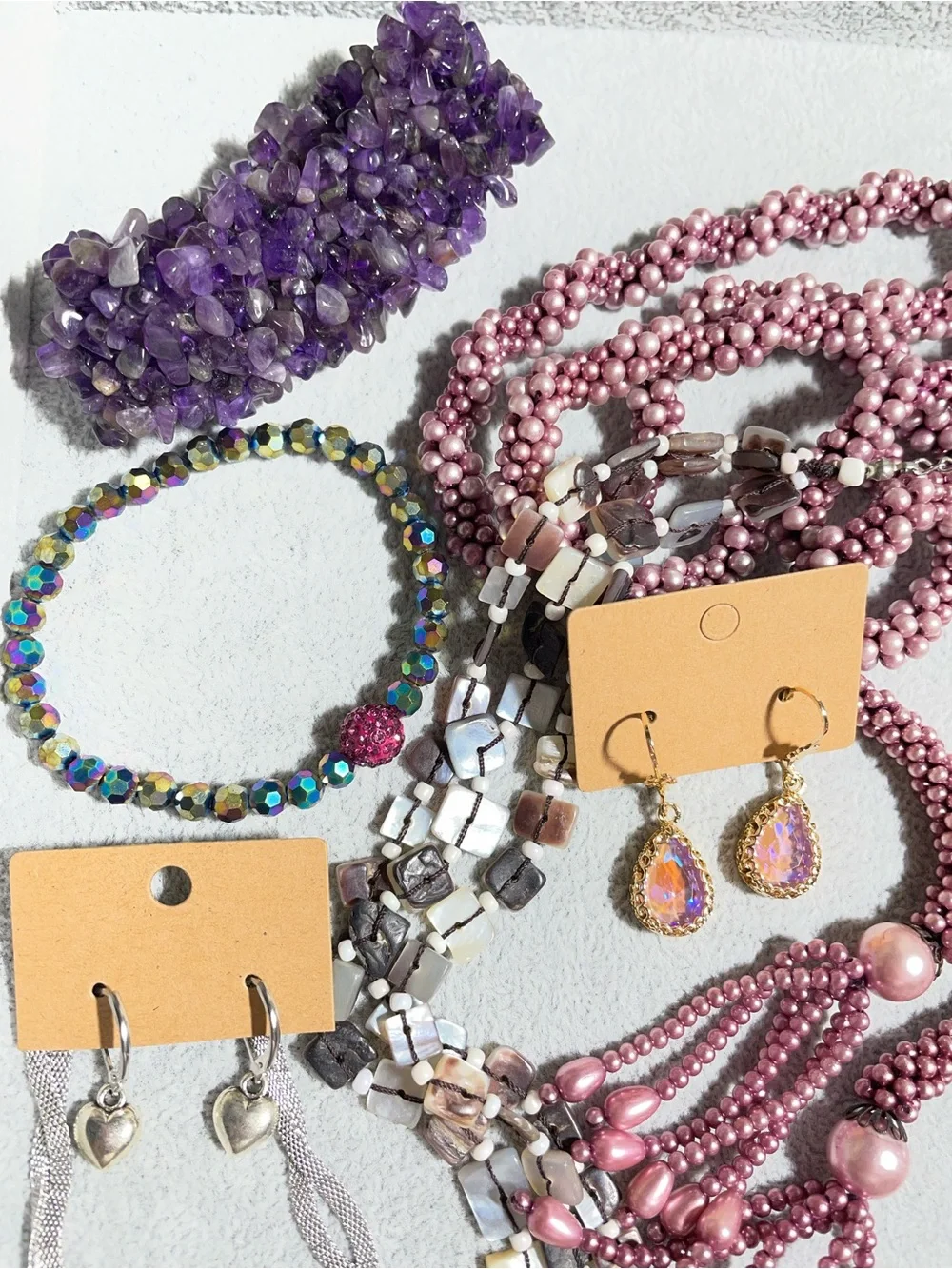 Fashion Jewelry purple pink